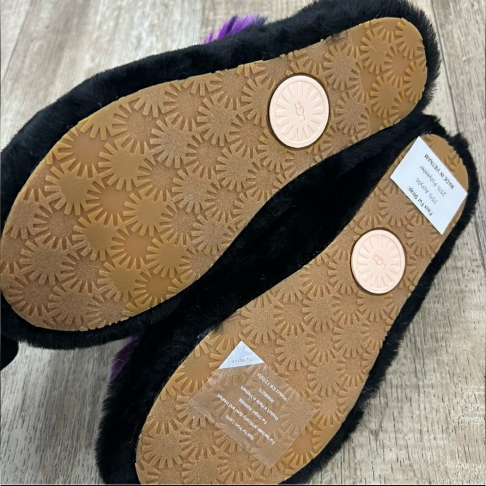 UGG Oh Yeah Tie Dye Sling Back Slippers Magnolia 6 new - Picture 3 of 3